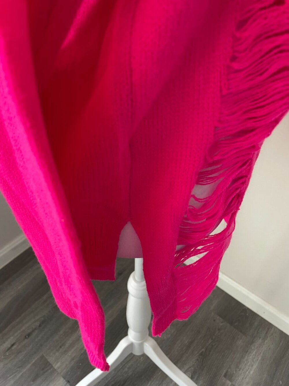 Pink Distressed Sweater - Picture 6 of 6